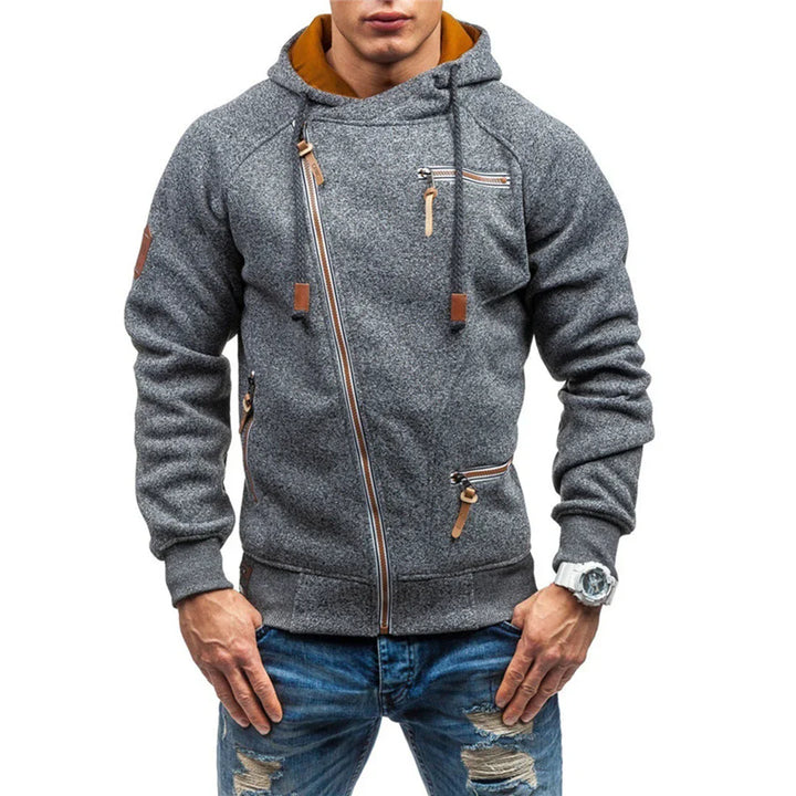 Casual Fleece Hoodie with Pockets for Men