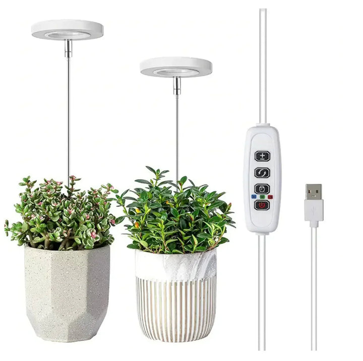 Full-Spectrum LED Plant Light with Timer and Dimming Function