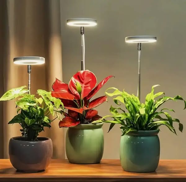 Full-Spectrum LED Plant Light with Timer and Dimming Function