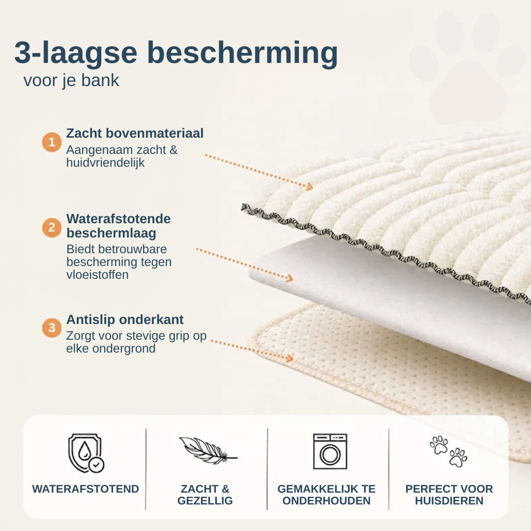 Brittany Sofa Cover — Water-Repellent Blanket for Dogs and Cats