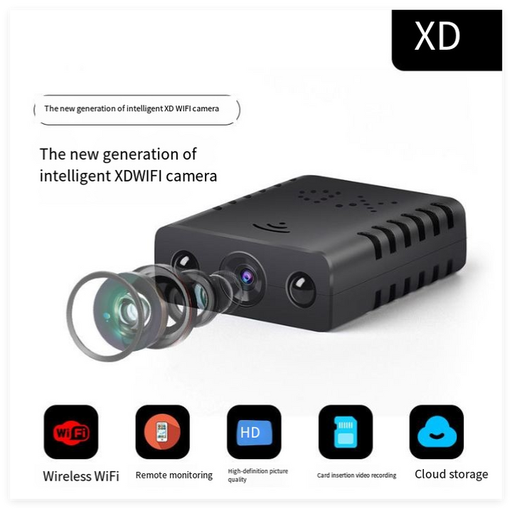 Ultra-Compact Mini Full HD Camera - Night Vision & Motion Detection