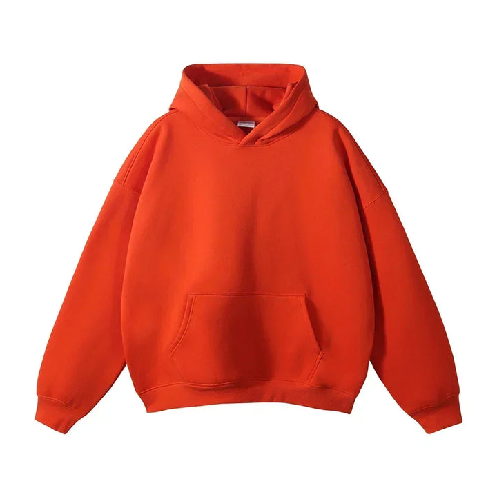 Men's Relaxed Hoodie with Kangaroo Pocket