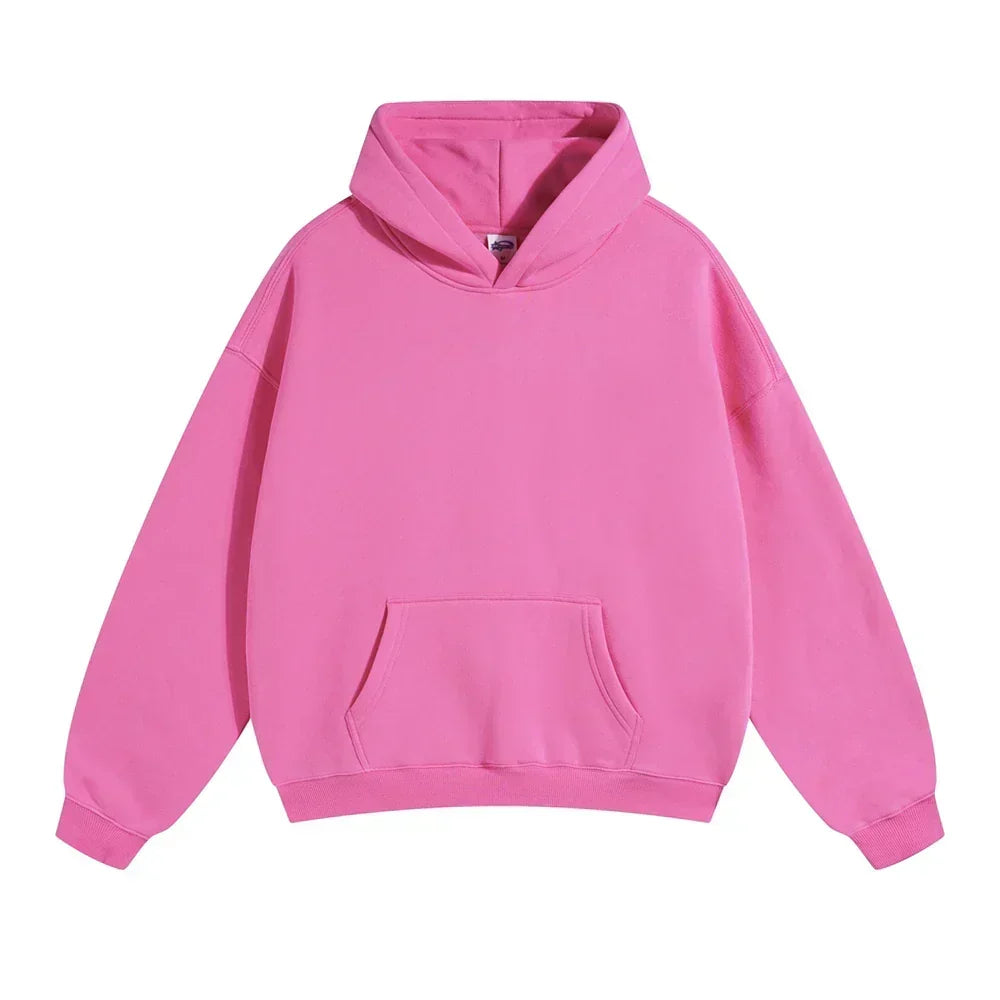Men's Relaxed Hoodie with Kangaroo Pocket