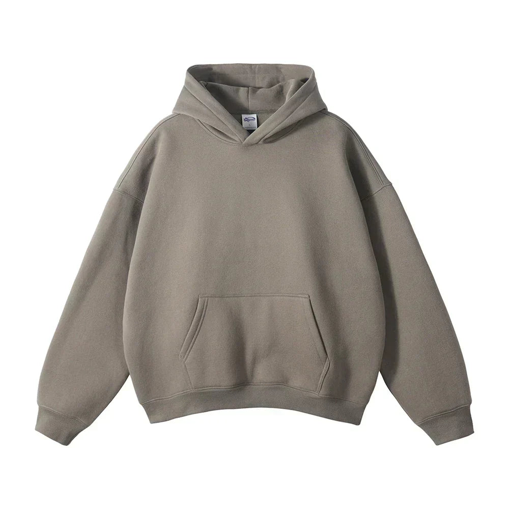 Men's Relaxed Hoodie with Kangaroo Pocket