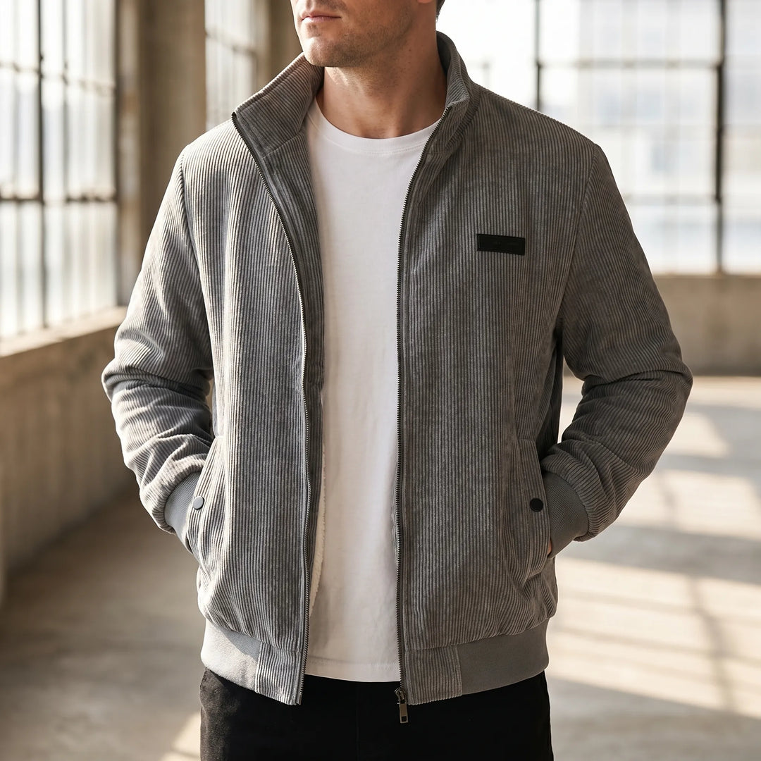 Ribston - Ribbed Textured Men's Jacket