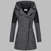 Long Winter Coat with Hood for Women