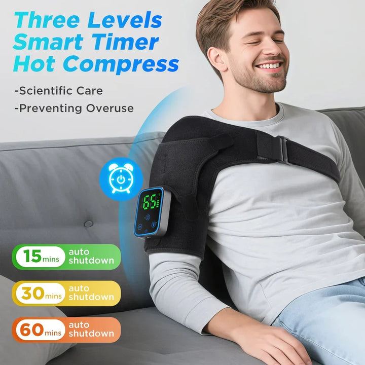 3-in-1 Electric Shoulder, Elbow and Knee Massager with Heating & App Control – ReliefPro