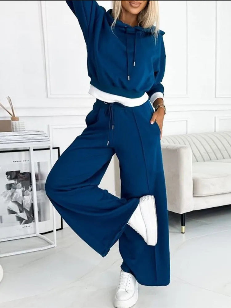 Stylish Two-Piece Jogging Lounge Set for Women