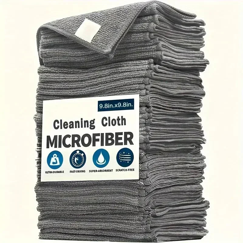 5-Piece Microfibre Cloth Set – Soft and Absorbent, Reusable