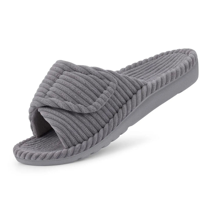 Orthopedic Corduroy Slippers with Arch Support
