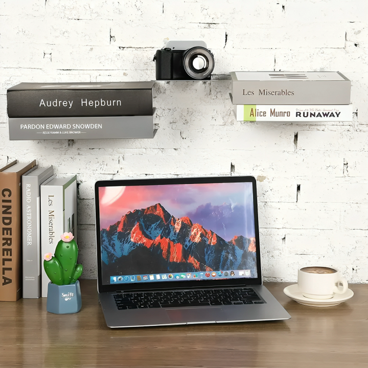 Invisible Bookshelf - Hidden Floating Wall Bracket