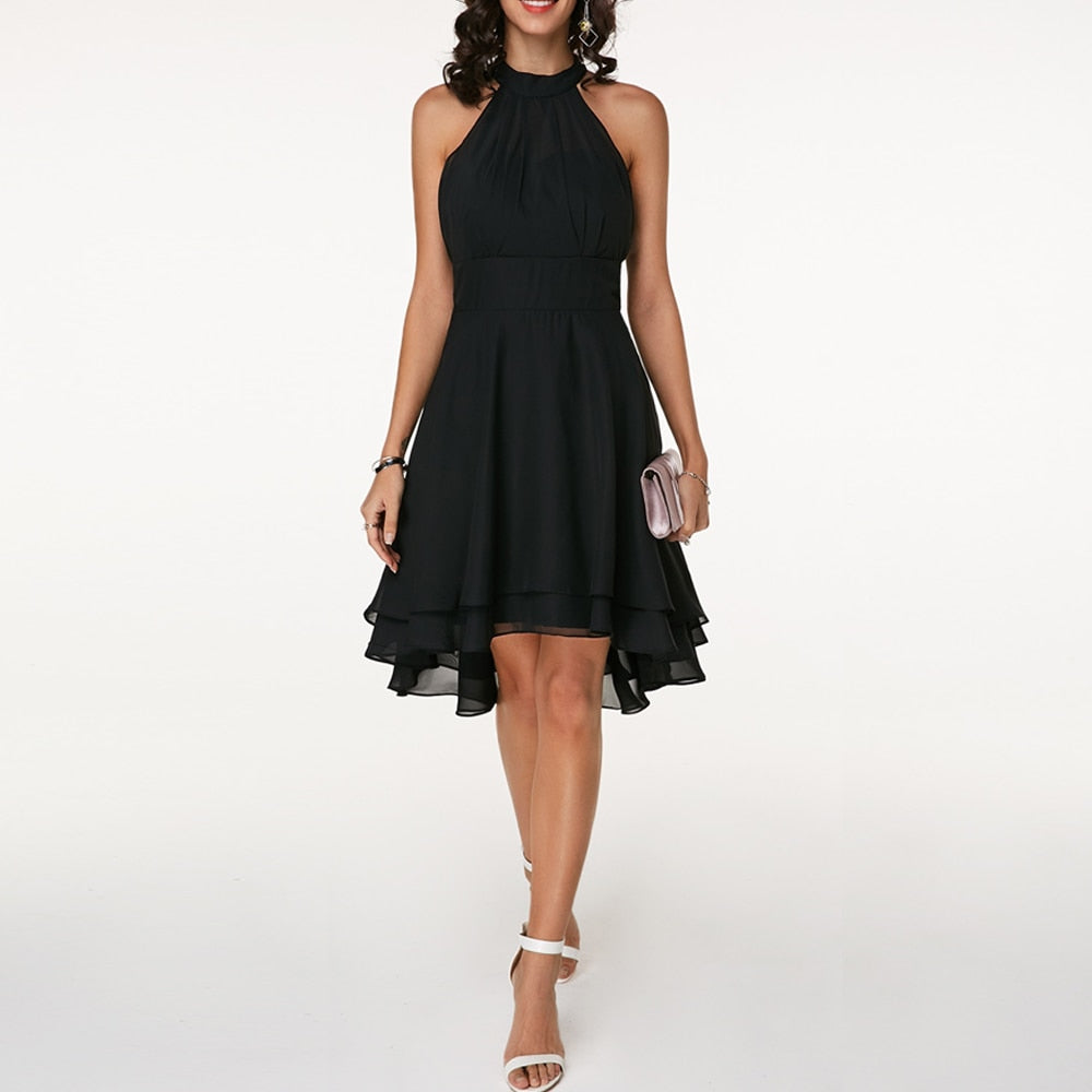 Stylish Dress with Charming Ruffles – Isabella