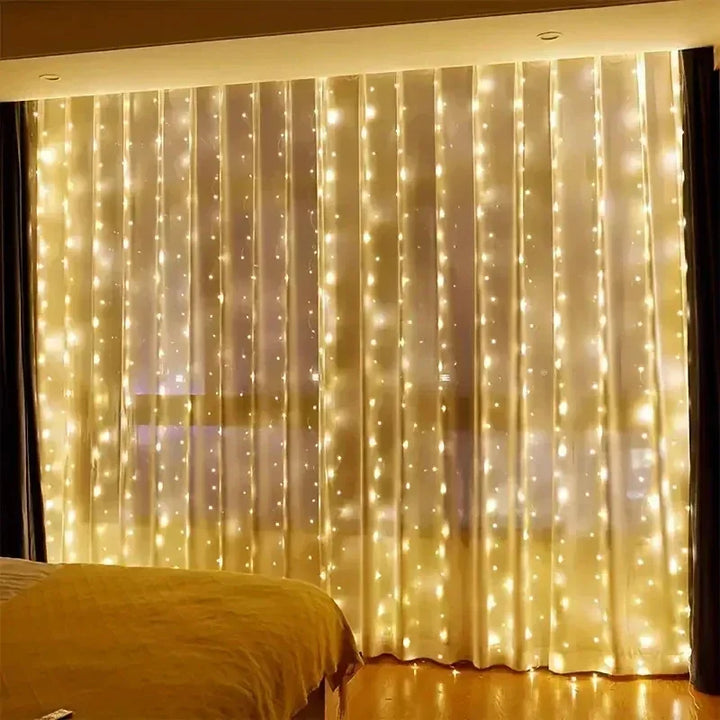 USB LED Curtain Lights with Remote Control