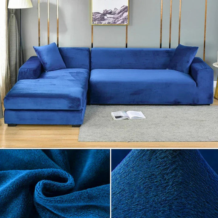 Sofina Stretch Velvet Sofa Cover with Luxurious Finish