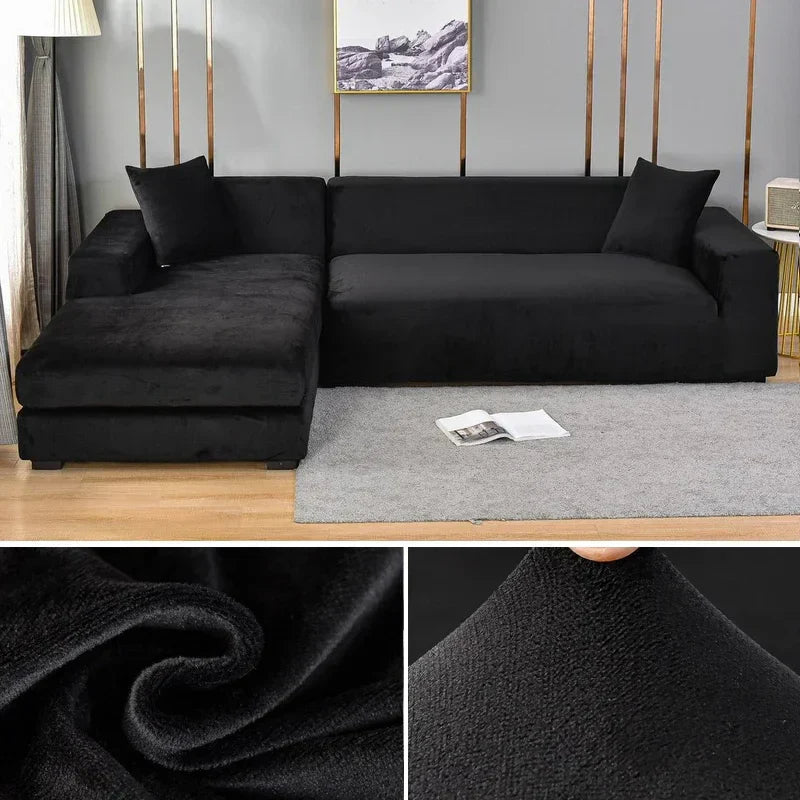Sofina Stretch Velvet Sofa Cover with Luxurious Finish
