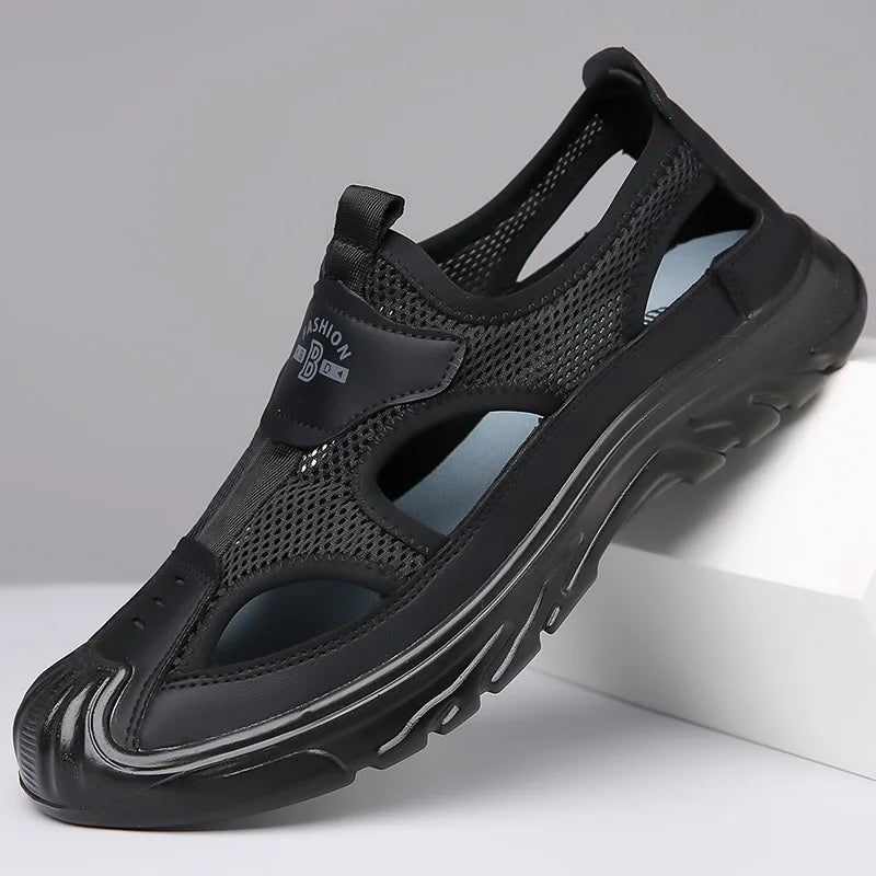 Breathable & Stylish Men's Mesh Sandals – Leon
