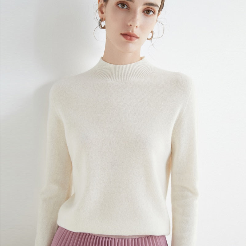 SilkThread Cashmere Sweater | Premium Lightweight Pullover for Women, Suitable for All Seasons
