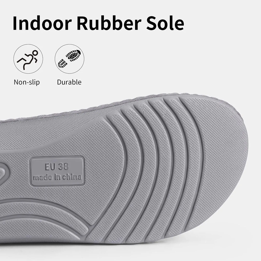 Orthopedic Corduroy Slippers with Arch Support