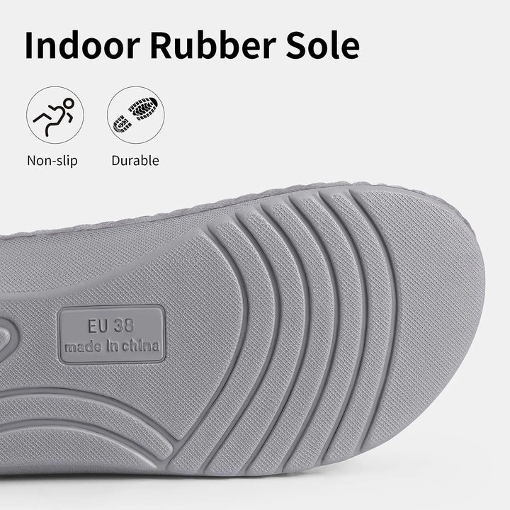 Orthopedic Corduroy Slippers with Arch Support