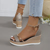 Ava | Womens Platform Wedge Strap Sandals
