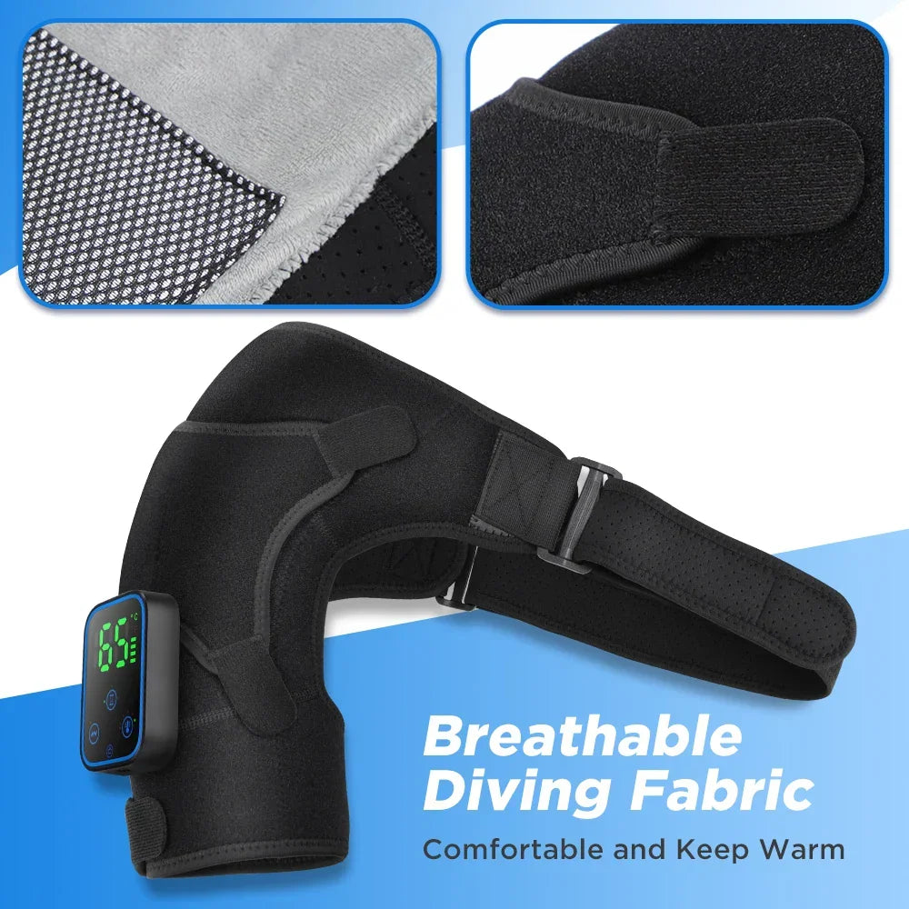 3-in-1 Electric Shoulder, Elbow and Knee Massager with Heating & App Control – ReliefPro