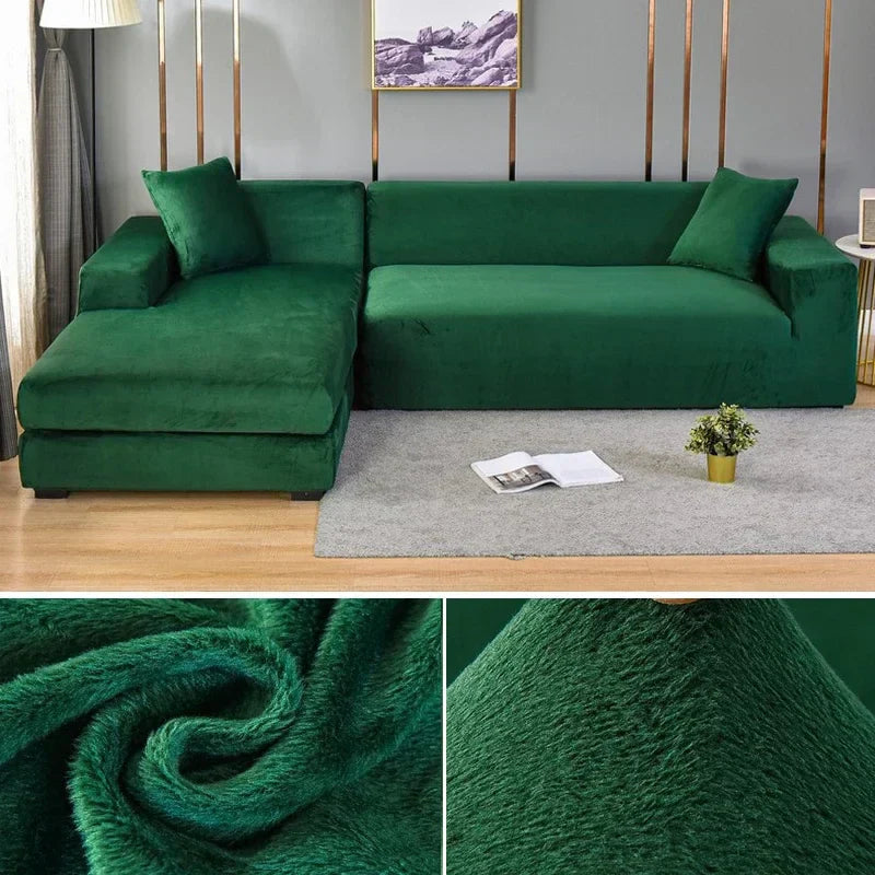 Sofina Stretch Velvet Sofa Cover with Luxurious Finish