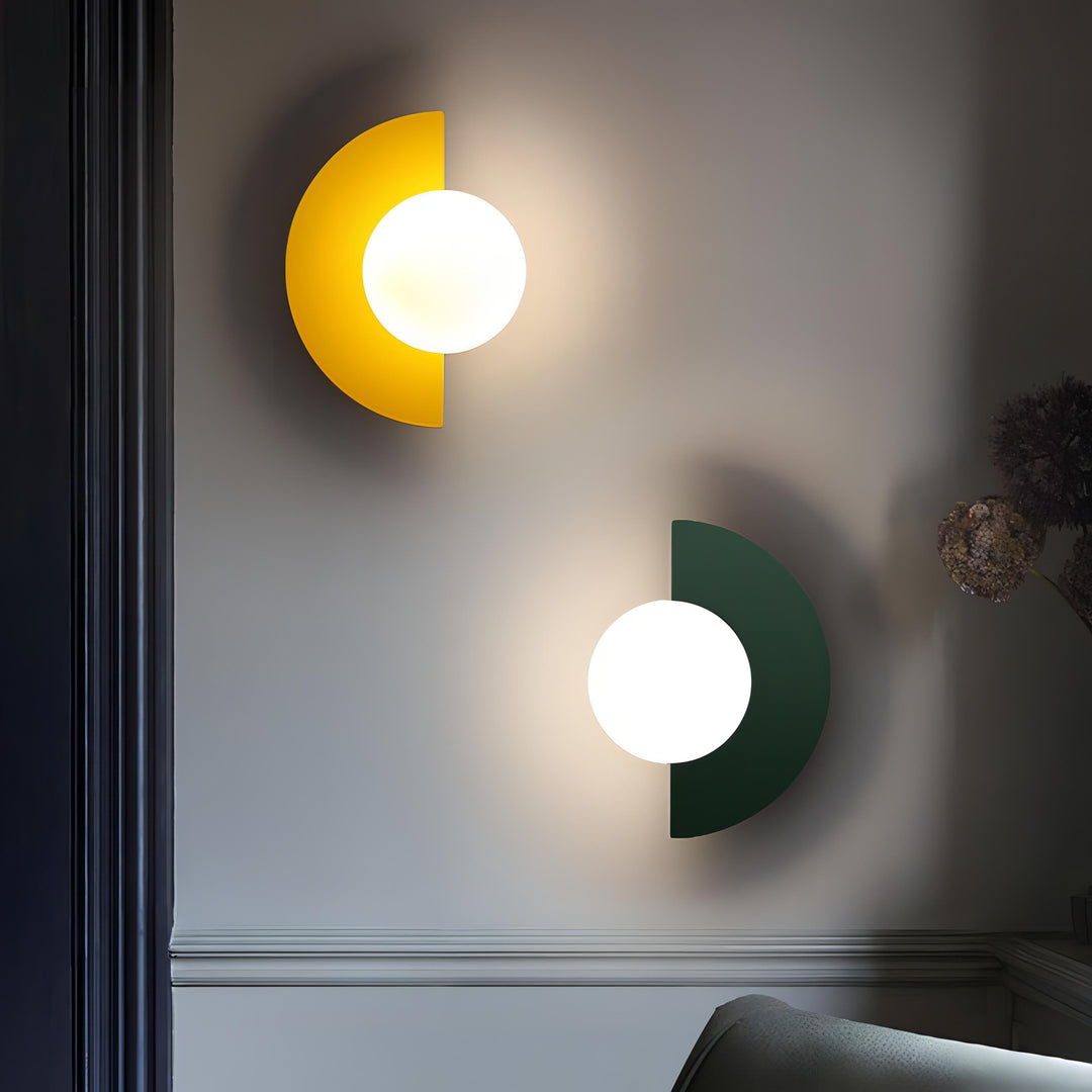 Nordic Semi-Circular Wall Lamp