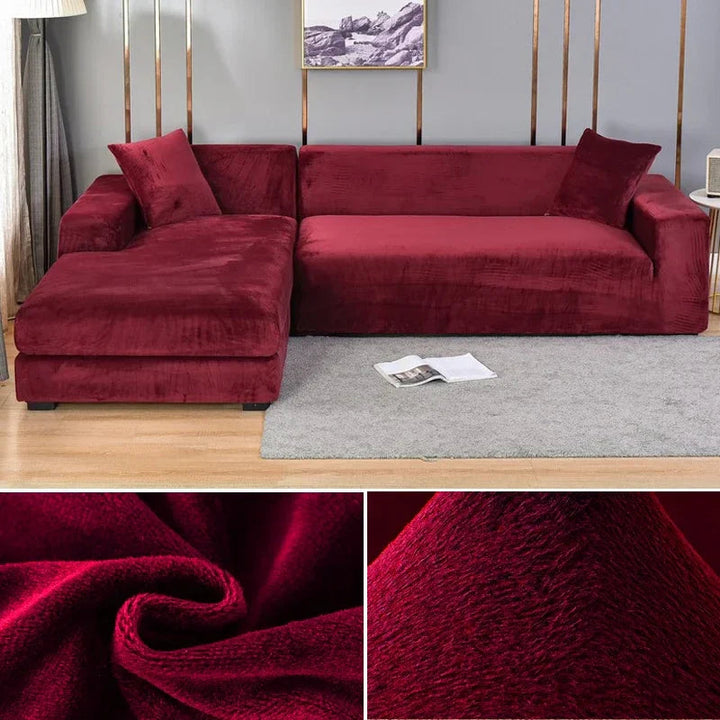 Sofina Stretch Velvet Sofa Cover with Luxurious Finish