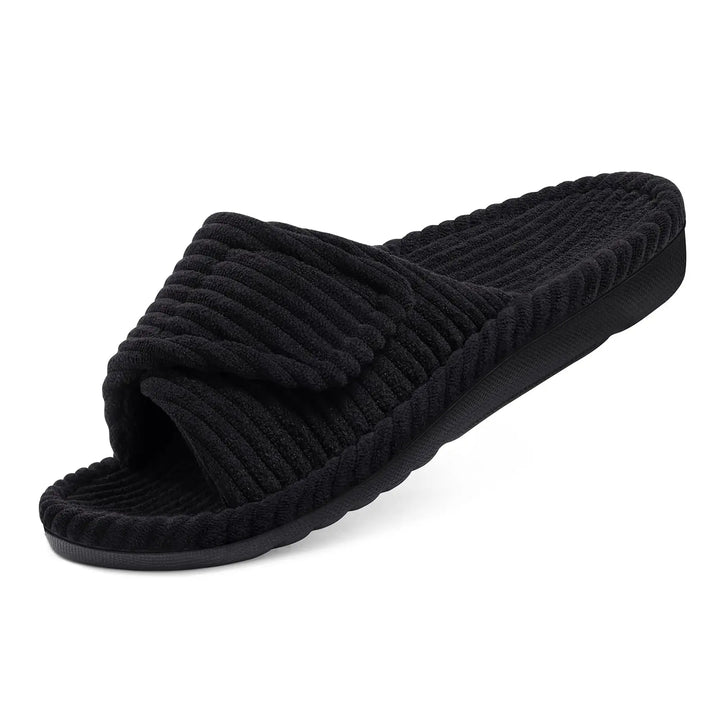Orthopedic Corduroy Slippers with Arch Support