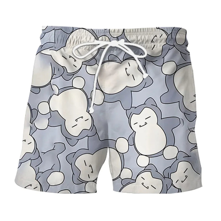 Funny summer set with Gengar & Snorlax print | Buy 1, get 1 free - SleepyFun