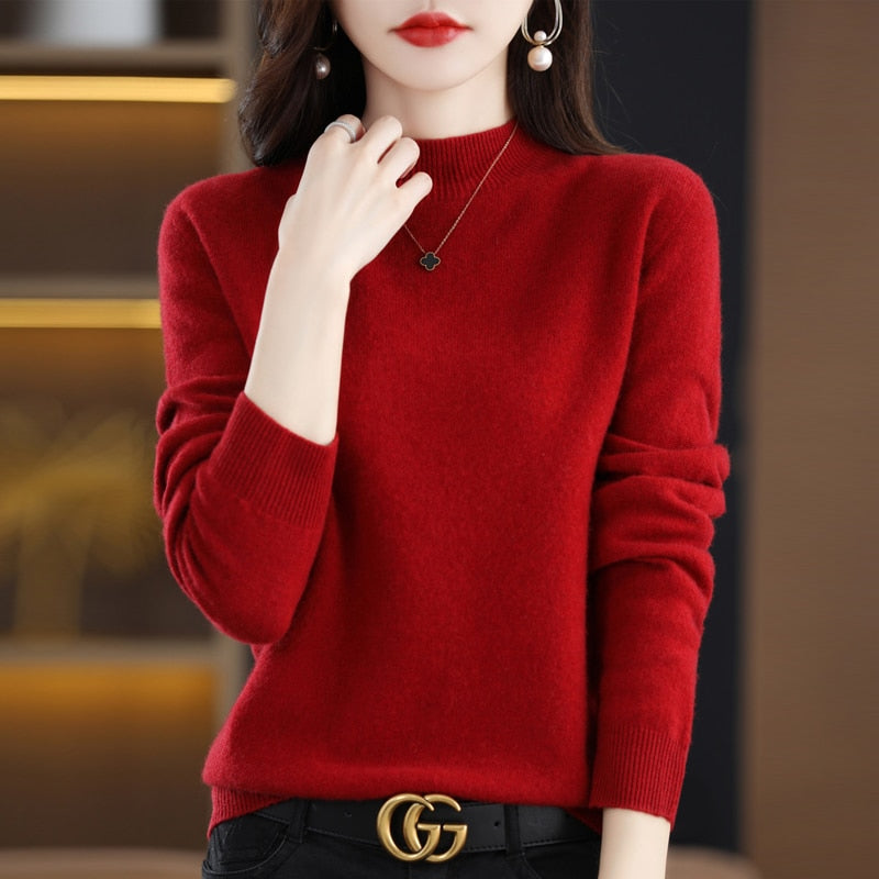 SilkThread Cashmere Sweater | Premium Lightweight Pullover for Women, Suitable for All Seasons