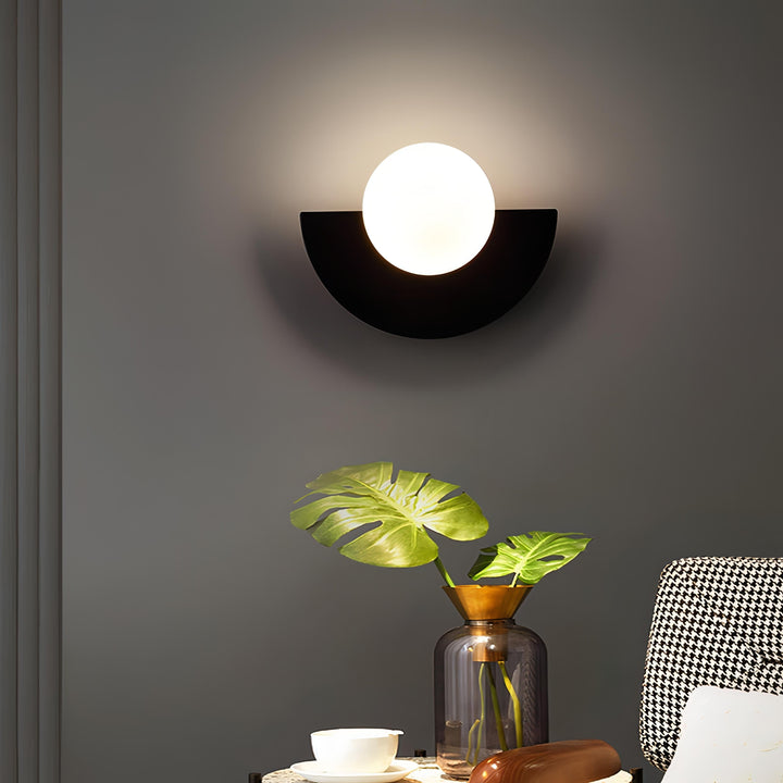 Nordic Semi-Circular Wall Lamp