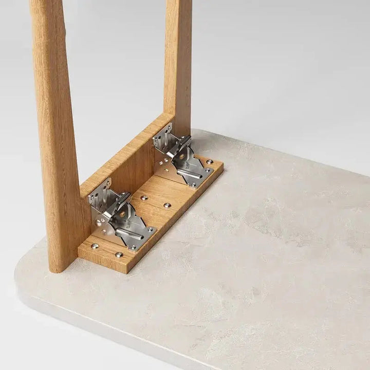 Folding Table Leg Brackets 90° with Auto-Lock – Set of 2, Up to 225 kg Load Capacity