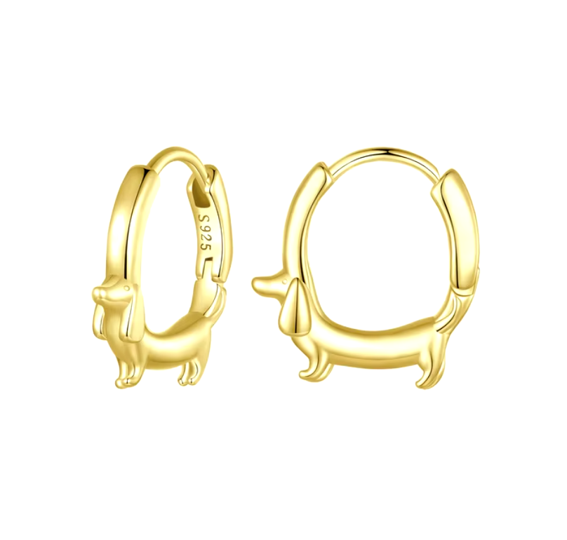 Precious Dachshund Hoops - A Treasure for Puppy Moms
