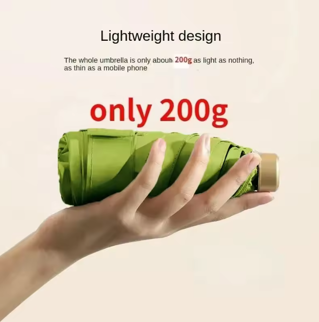 Compact Mini Pocket Umbrella with UV Protection