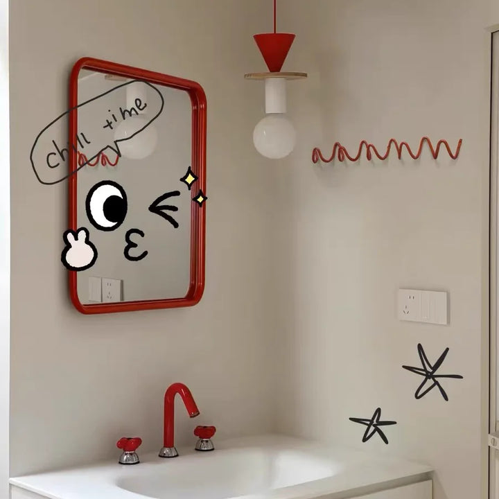 Trio Scandinavian Wall Coat Rack – Metal Hook Rail with 3 Hooks for Keys and Coats