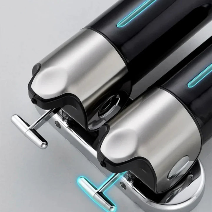 PureFlow - Wall-Mounted Soap Dispenser with Two Compartments for an Elegant Bathroom