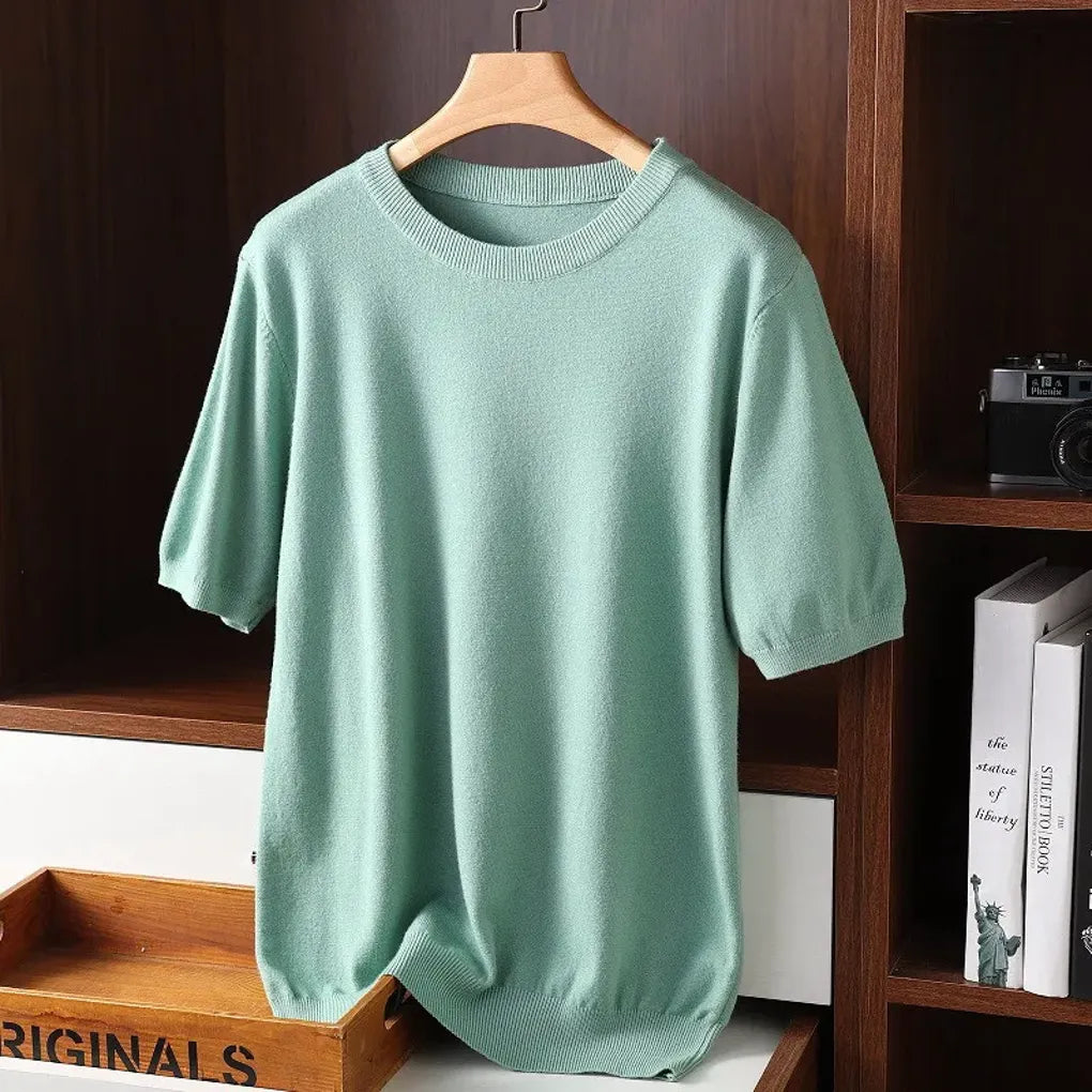 Men’s Round Neck T-Shirt – Elevated Basics for Everyday Wear