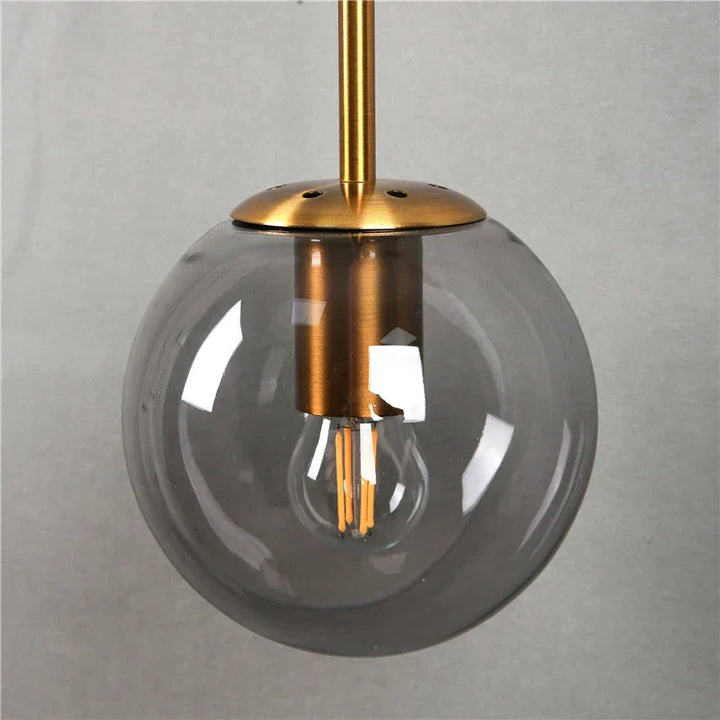 GlacioGlow Retro Glass Wall Light | Elegant Post-Modern Bedside Lamp for Warm Ambient Lighting
