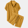 Ribbed Summer Clothing Set for Men  Effortless Style and Comfort for Warm Days