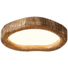 Rustic LED Ceiling Light with Wood Look - Auralog