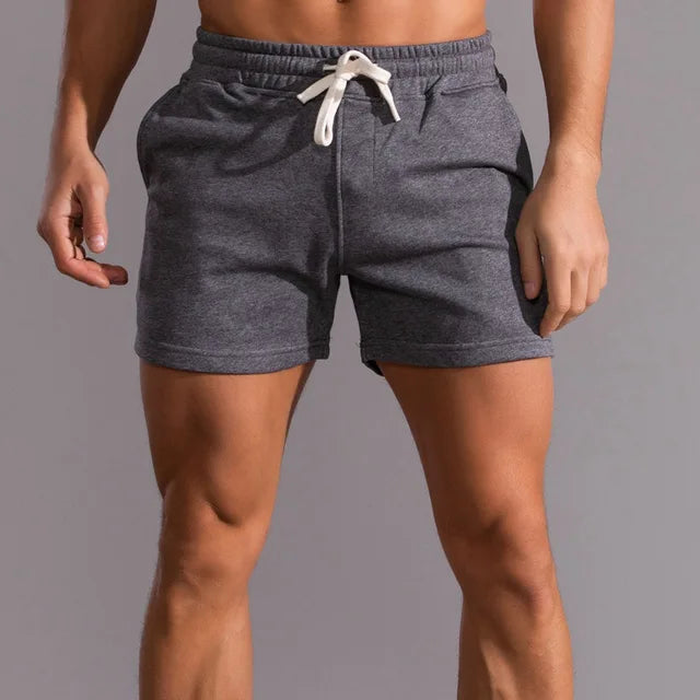 Men's Sports Shorts with Drawstring Waist, Short Length