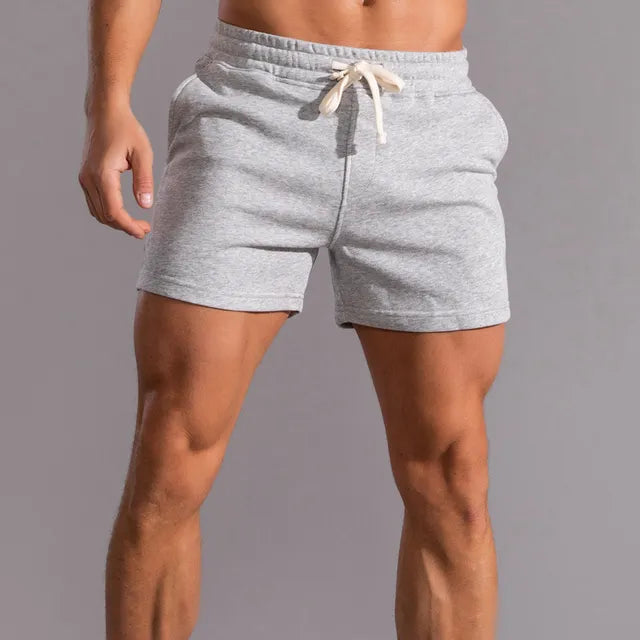 Men's Sports Shorts with Drawstring Waist, Short Length