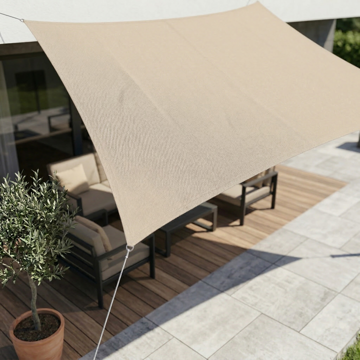 Waterproof Rectangular Shade Sail | Waterproof Outdoor Fabric | UV Protection | SkyCover