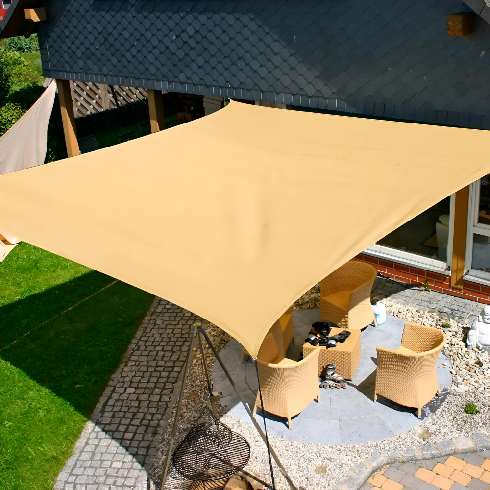 Waterproof Rectangular Shade Sail | Waterproof Outdoor Fabric | UV Protection | SkyCover