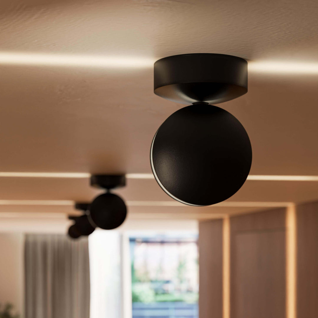LED Wall Light with Spot Function | 360° Rotating Head | Square Light Cone