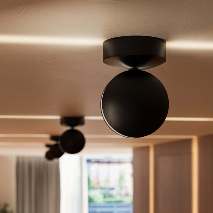 LED Wall Light with Spot Function | 360° Rotating Head | Square Light Cone