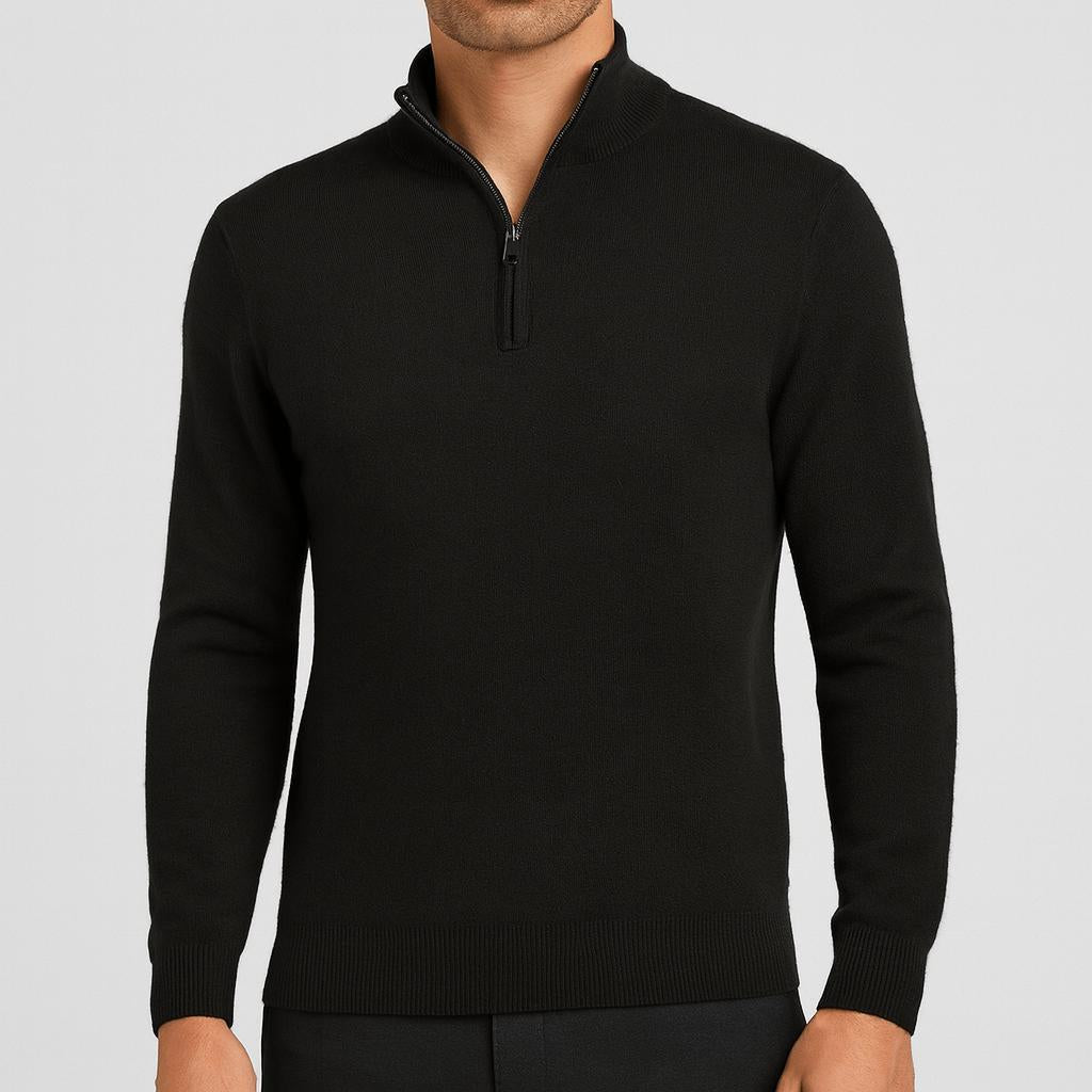 Men's Merino Wool Sweater with V-Neck