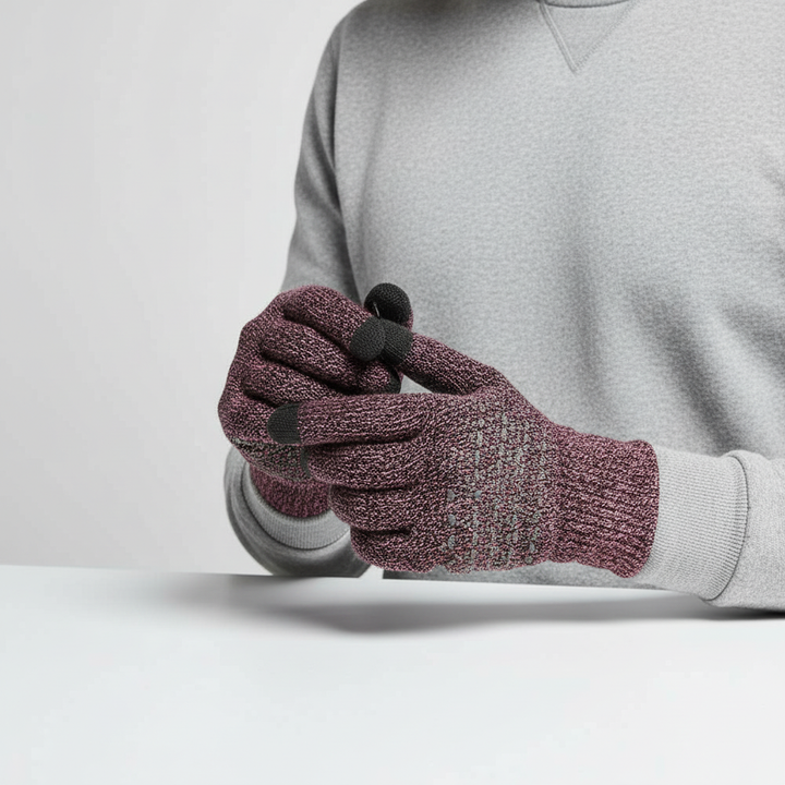 Thermal Knitted Gloves - CozyConnect