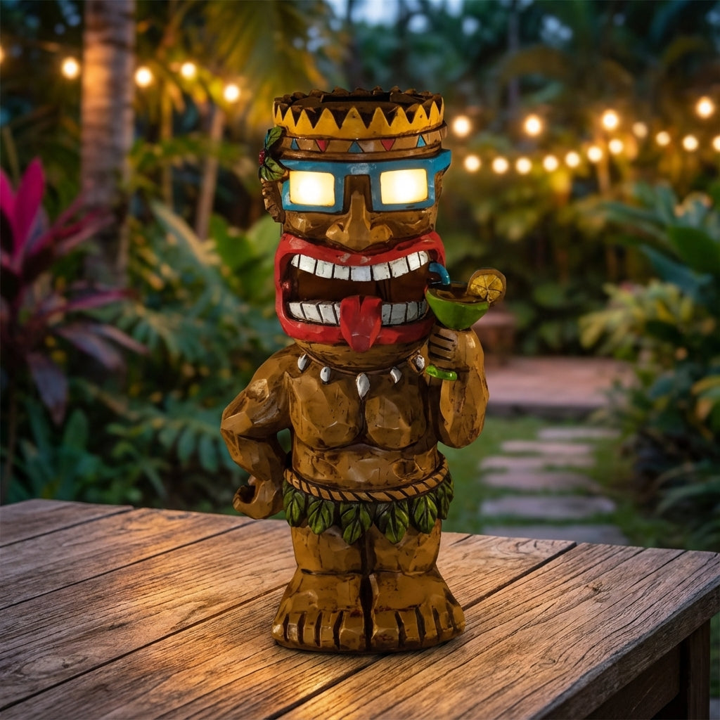 Tiki-Inspired Outdoor Light – LuminTiki